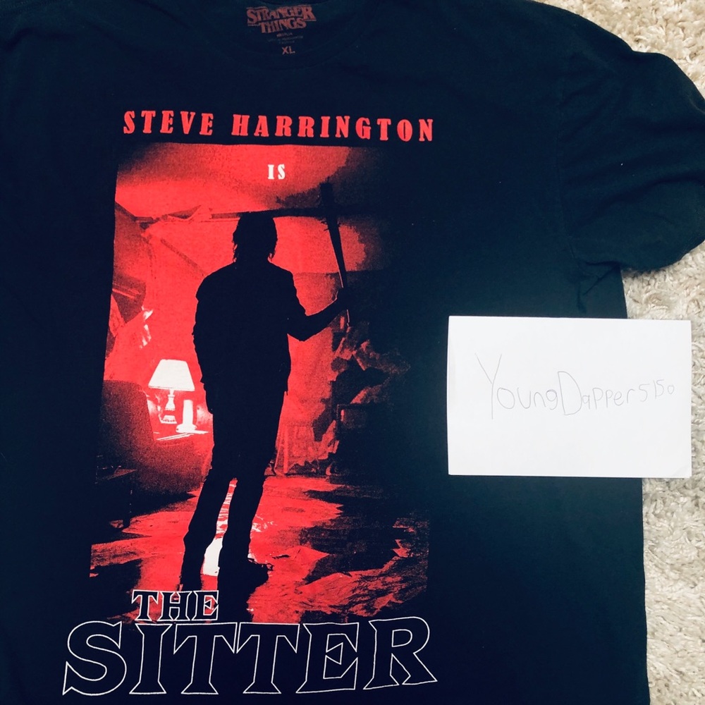 Stranger Things Steve Harrington “The Sitter” Tee